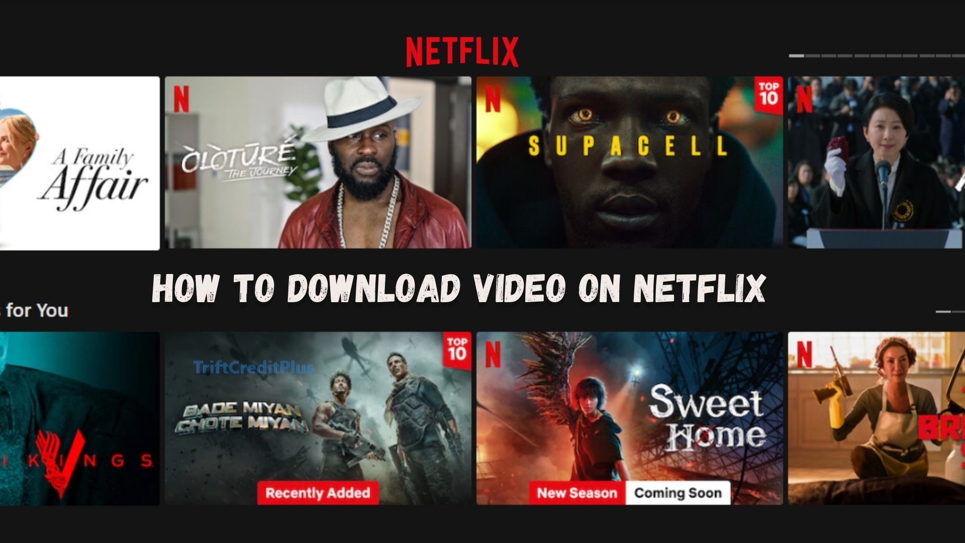 How to Download Video on Netflix