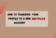 How to Transfer Your Netflix Profile to a New Account