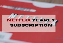 Netflix yearly subscription