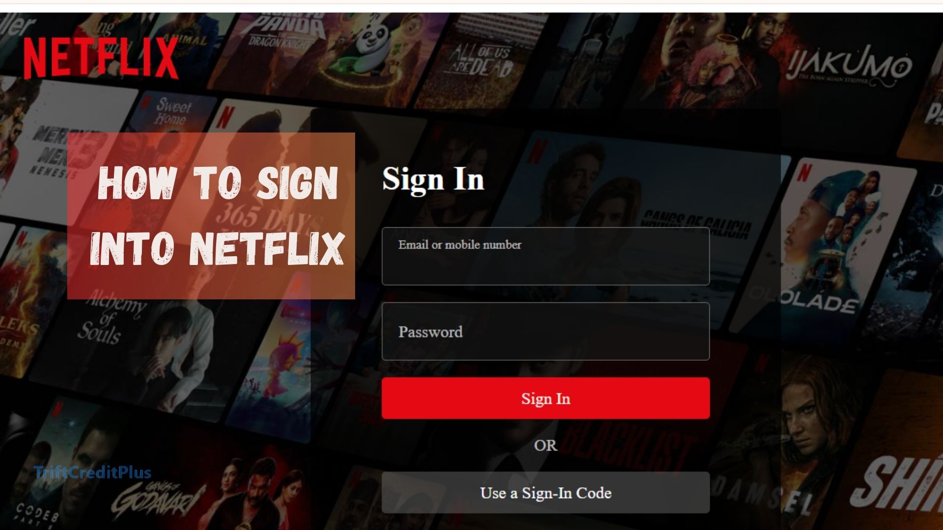 How to sign into Netflix